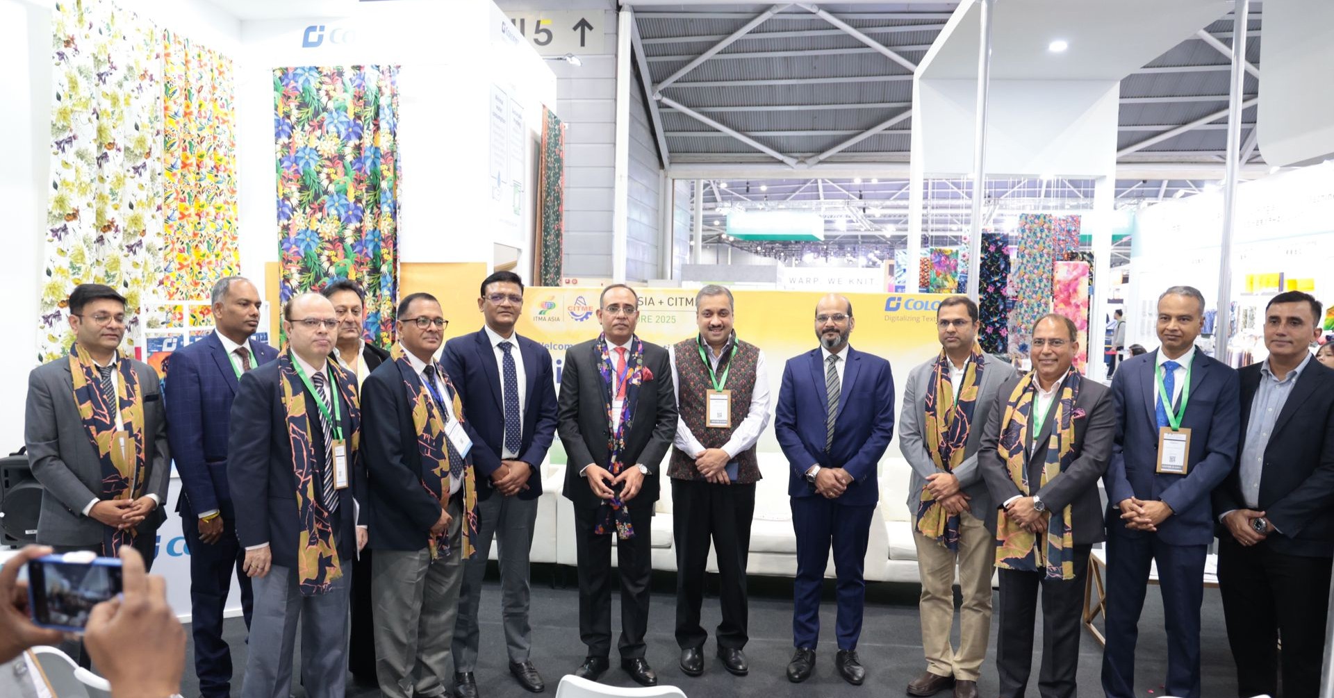 You are currently viewing Ministry of Textiles (India) inaugurates ColorJet pavilion at ITMA Asia Singapore 2025